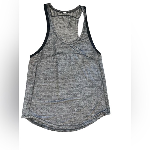 ululemon Shiny Black & Heather Gray Tank Top – Size - Picture 1 of 2